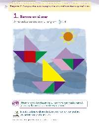 Primaria Primer grado Matemáticas Composición y descomposición de configuraciones geométricas Página 50