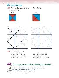 Primaria Primer grado Matemáticas Mosaicos y configuraciones geométricas Página 174