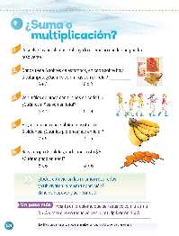 Primaria Segundo grado Matemáticas La multiplicación Página 124